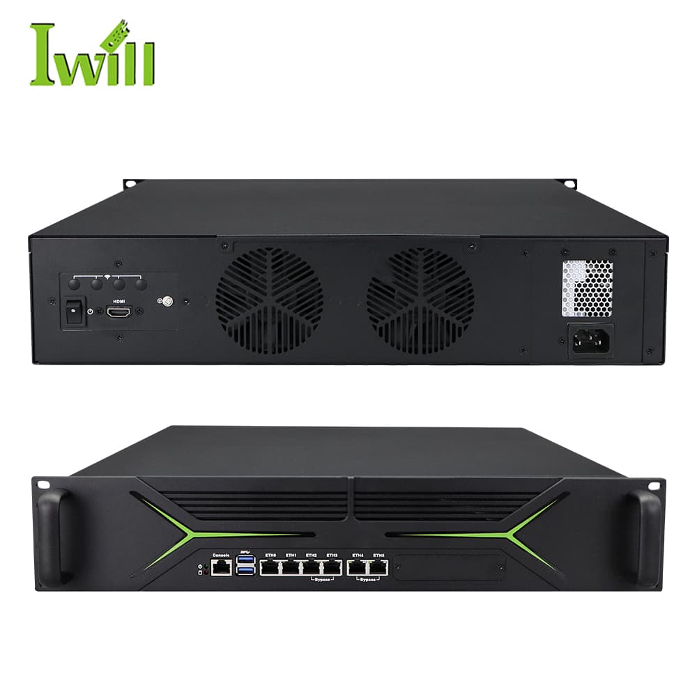 2U6L-ADL - 2U Rackmount firewall com Intel Alder Lake Desktop e 6x 1G LAN, opção PSU redundante | IWILL Portugal