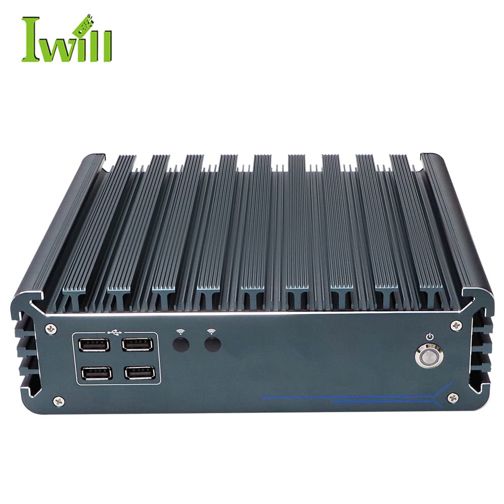 IWILL IBOX-3226 controlador Video Wall fanless com 4× saídas HDMI 4K