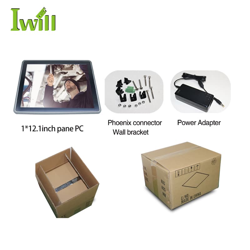 ITPC-A116 - 11.6" painel tátil industrial com Intel Core Whiskey Lake, DC 9-36V | IWILL Portugal