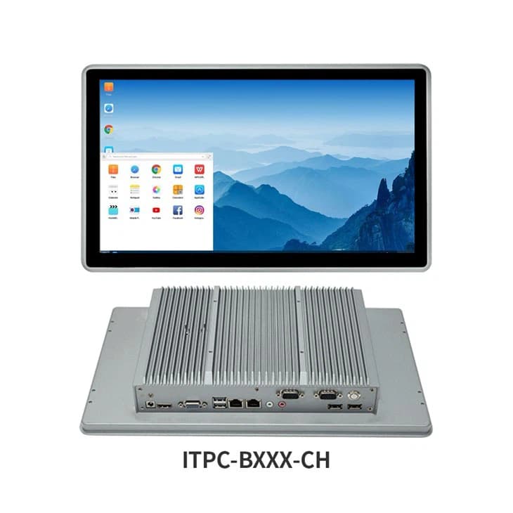 ITPC-B156-CH2 - 15.6" painel tátil industrial com Intel Celeron J6412, ecrã triplo | IWILL Portugal