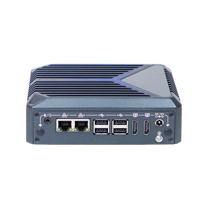 N1522 - Compacto mini PC industrial com Intel N150, 2x M.2, 8x USB, entrada 9-36V DC | IWILL Portugal