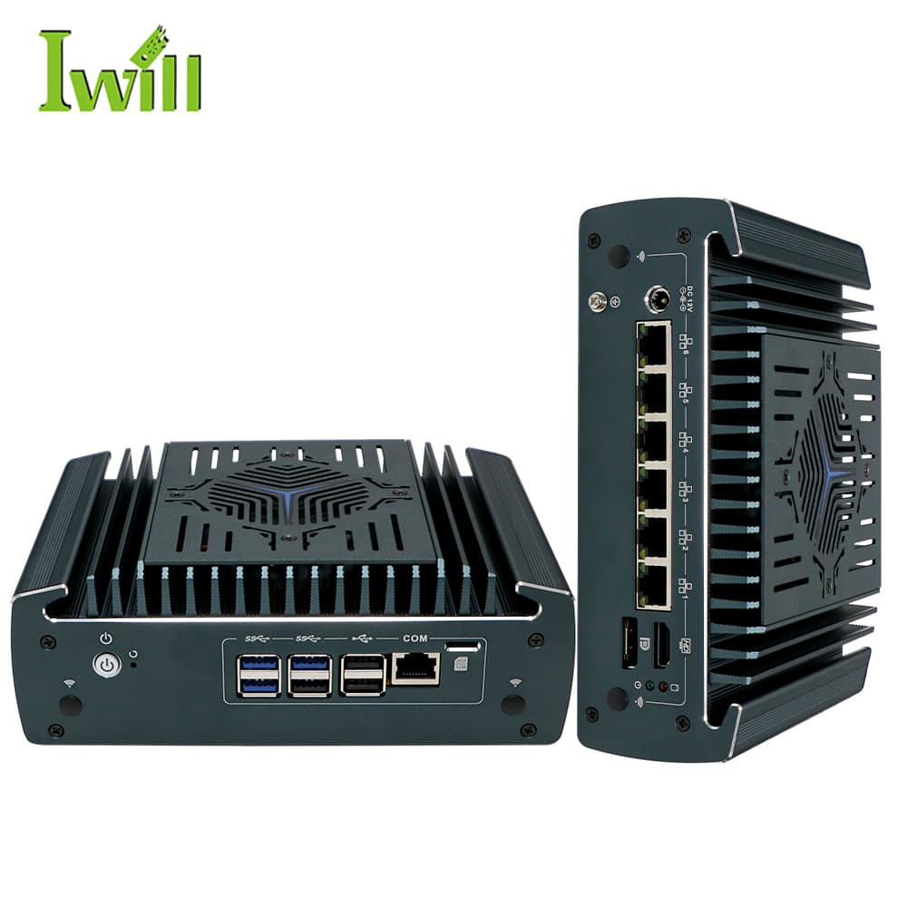 Nano-N3161 - Firewall appliance com Intel Alder Lake e 6x 2.5G LAN, opção PoE | IWILL Portugal